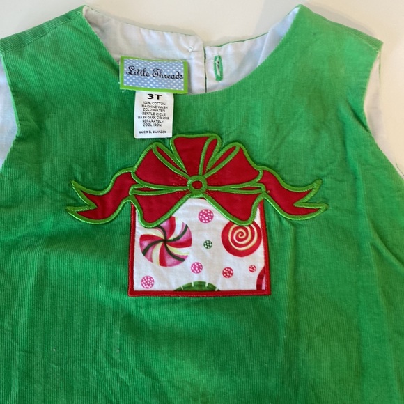 Little Threads 3T Christmas Jumper - Picture 2 of 8